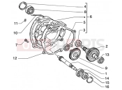 PIAGGIO Rear wheel shaft