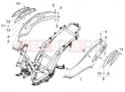 PIAGGIO Beverly 250 Side cover - Spoiler