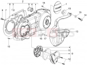 PIAGGIO Beverly 250 Crankcase cover - Crankcase cooling