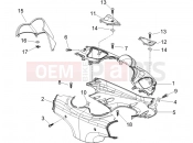 Handlebars coverages - Piaggio Beverly 250 ie 2006