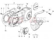 PIAGGIO Beverly 250 ie Crankcase cover - Crankcase cooling