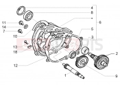 Rear wheel shaft - Piaggio Beverly 250 RST