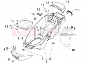 Helmet huosing - Undersaddle - Piaggio Beverly 300 ie Tourer 2014