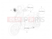 Plates - Emblems - Piaggio Beverly 300 ie Tourer 2014