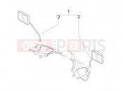 Driving mirror/s - Piaggio Beverly 400 ie Tourer 2008