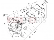PIAGGIO Beverly 500 Front glove-box - Knee-guard panel