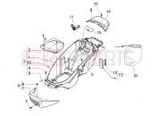 PIAGGIO Beverly 500 Cruiser Helmet huosing - Undersaddle