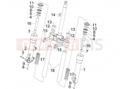 PIAGGIO Beverly 500 Cruiser Fork's components (Kayaba)