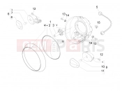 PIAGGIO Beverly 500 Cruiser Front headlamps - Turn signal lamps