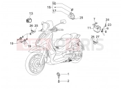 kezelőszervek - akkumulátor - Piaggio Beverly 500 ie 2006