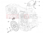 Stater - Electric starter - Piaggio BV 250 Tourer 2008 (U.S.A.)