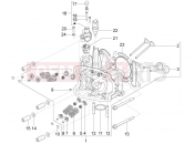 PIAGGIO BV 350 4T 4V ie E4 ABS ( USA / CA ) Head unit - Valve