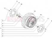 PIAGGIO BV 500 ( USA / CA ) Front wheel