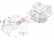 Cylinder-piston-wrist pin unit - Piaggio BV 500 Tourer ( USA / CA ) 2008