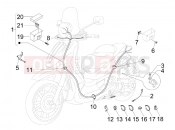 Main cable harness - Piaggio BV 500 Tourer ( USA / CA ) 2008