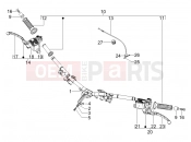 PIAGGIO Carnaby 125 Handlebars - Master cil.