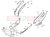 PIAGGIO Carnaby 200 Side cover - Spoiler