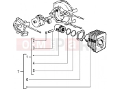 Cylinder-piston,assy - Piaggio Ciao M.Y. 99