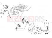 Starting motor-starter lever - Piaggio Diesis 50