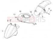 PIAGGIO Fly 100 Wheel huosing - Mudguard