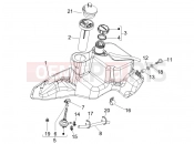 Benzin tank - Piaggio Fly 100 2007