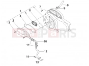 Secondary air box - Piaggio Fly 100 2010