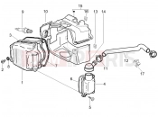 Cylinder head cover - Piaggio Fly 125 2007