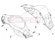 Handlebars coverages - Piaggio Fly 125 2007
