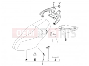 Saddle/seats - Piaggio Fly 125 2007