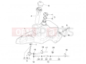 Fuel tank - Piaggio Fly 125 2008