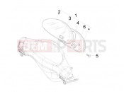 Meter combination - Cruscotto - Piaggio Fly 125 2008