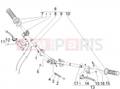 PIAGGIO Fly 125  Handlebars - Master cil.