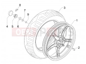 PIAGGIO Fly 125  Rear wheel