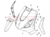 PIAGGIO Fly 150 Front shield
