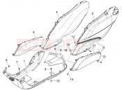 PIAGGIO Fly 150 Side cover - Spoiler
