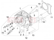 PIAGGIO Fly 150 Head unit - Valve