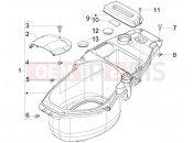 PIAGGIO Fly 150 Helmet huosing - Undersaddle