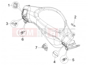 Selectors - Switches - Buttons - Piaggio Fly 50 2T 2012