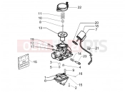 Carburetor's components - Piaggio Fly 50 4T 2007