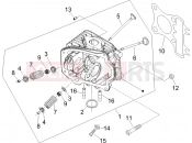Head unit - Valve - Piaggio Fly 50 4T 2007