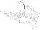 Swinging arm - Piaggio Fly 50 4T 2011