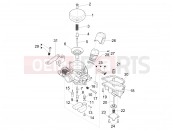 PIAGGIO Fly 50 4T 2V Carburetor's components