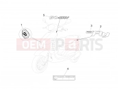 PIAGGIO Fly 50 4T 2V Plates - Emblems