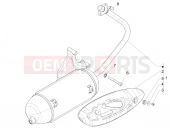 PIAGGIO Fly 50 4T 2V Silencer