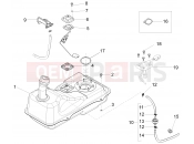 Benzin tank - Piaggio Fly 50 4T 4V 2014