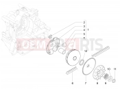 Driving pulley - Piaggio Fly 50 4T 4V 2015
