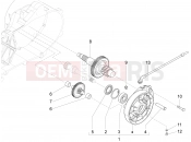 Reduction unit - Piaggio Fly 50 4T 4V 2015