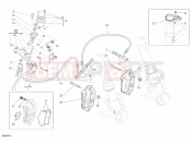DUCATI 2008 Superbike 1098 S FRONT BRAKE SYSTEM » BRAKING SYSTEM