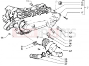 PIAGGIO Clutch cover