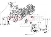 PIAGGIO Starting motor-starter lever